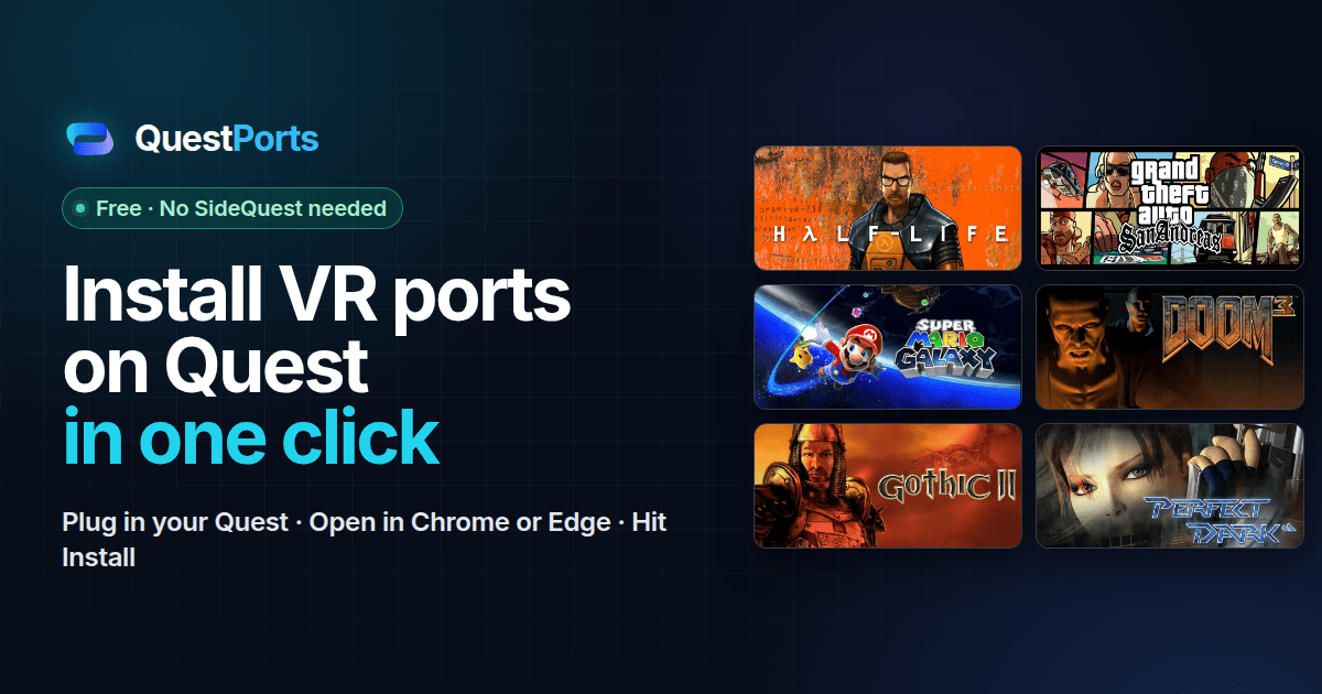 QuestPorts — One-click VR ports for Meta Quest